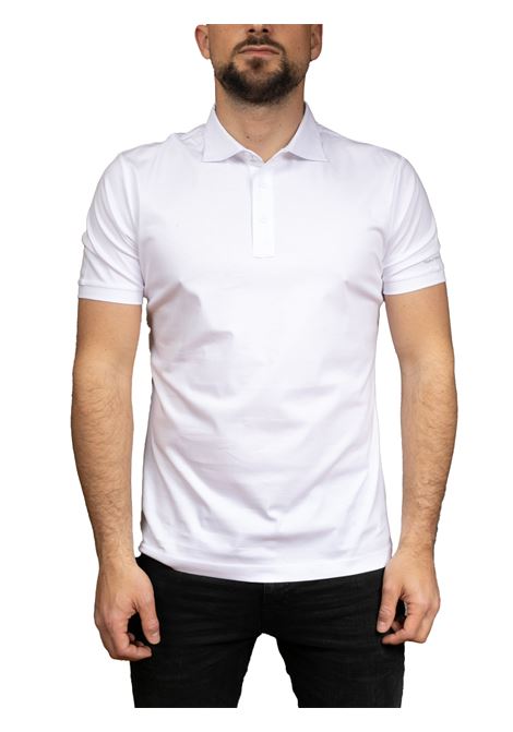 Male white polo shirt PEOPLE OF SHIBUYA | MALE|PM444JERSEY-007